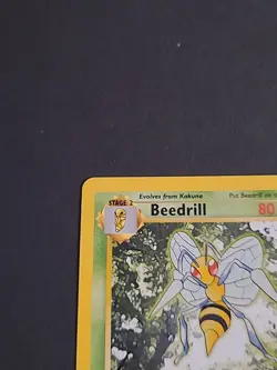 Beedrill 017/102 Base Set Regular Pokemon Card Near Mint -LP Vintage Card - Image 3