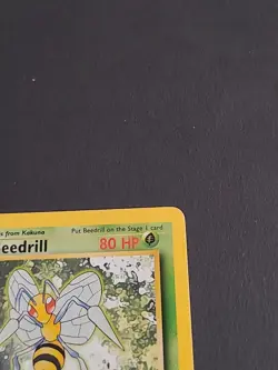 Beedrill 017/102 Base Set Regular Pokemon Card Near Mint -LP Vintage Card - Image 4