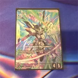 Gundam Freedom Gundam Unit Card Gundam Card Game 4/5 Standard Single - Image 1