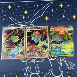 Pokemon Card Mega Venusaur ex Bulbasaur Ivysaur SR AR set 076/063 M1L Mega Brave - Image 1