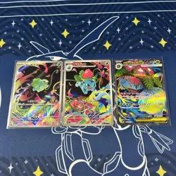 Pokemon Card Mega Venusaur ex Bulbasaur Ivysaur SR AR set 076/063 M1L Mega Brave - Image 2