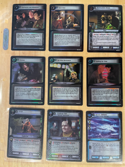 Star Trek CCG: Second Edition Reflections 2.0 - Nine Card Foil Lot - Image 1