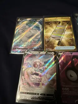 Pokemon 7 Card Lot - Including Origin Forme Palkia V Black Star Promo - Image 2