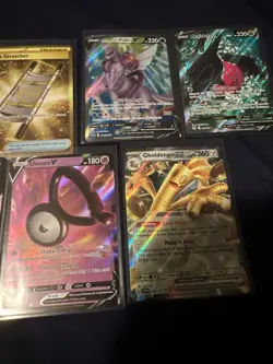 Pokemon 7 Card Lot - Including Origin Forme Palkia V Black Star Promo - Image 3