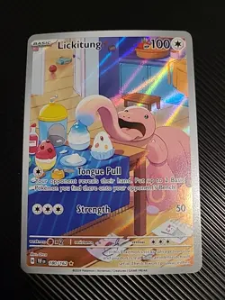 Lickitung - 180/162 - Pokemon Temporal Forces Illustration Rare Card NM - Image 1