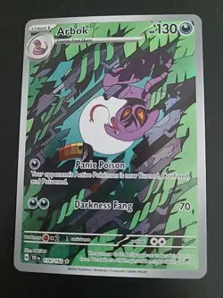 Arbok - 176/162 - Pokemon Temporal Forces Illustration Rare Card NM - Image 1