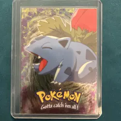 Ivysaur Topps E2 of 12 Holo Foil #02 HP Pokemon Card NM Vintage - Image 1