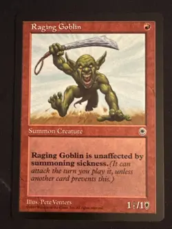 1x Raging Goblin (145) Portal LP MTG Magic the Gathering x1 MKE - Image 1