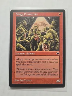 Mogg Conscripts - Tempest - LP - Common - Creature - MTG - Image 1