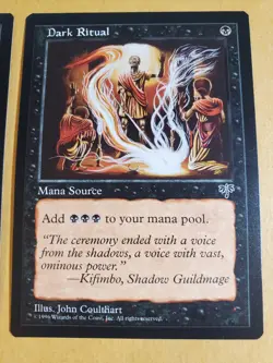 MTG / Dark Ritual X 2 / Mirage / Nm - Image 2