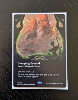 STOMPING GROUND Borderless Rare Edge of Eternities Near Mint MTG - Image 1