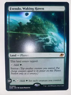 Evendo Waking Haven - MTG - NM - 0253 Edge of Eternities EOE Magic - Non Foil - Image 1