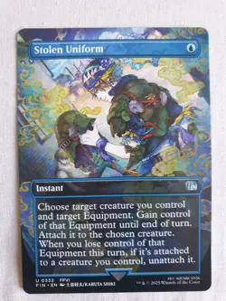 MTG Final Fantasy - FIN 0332 - Borderless - Stolen Uniform - Image 1