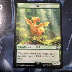 x1 Bird / Wizard TFIN Final Fantasy MTG 17-15 TOKEN M/NM 1x - Image 1