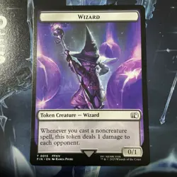 x1 Bird / Wizard TFIN Final Fantasy MTG 17-15 TOKEN M/NM 1x - Image 2