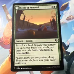 Cycle of Renewal 170 Avatar The Last Airbender MTG Magic the Gathering NM Reg - Image 1