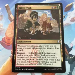 MTG Magic the Gathering Bitter Work (210/436) Avatar The Last Airbender NM Reg - Image 1