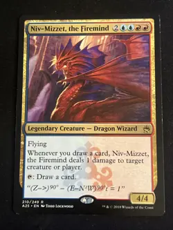 1x Niv-Mizzet, the Firemind (210) Masters 25 LP MTG Magic the Gathering x1 MKE - Image 1