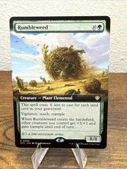 Rumbleweed #0068 EXTENDED ART MTG Outlaws of Thunder Junction OTC NM English - Image 1