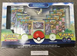 Pokemon Go Radiant Eevee TCG Premium Collection Box Sealed - 8 Sealed Packs - Image 1