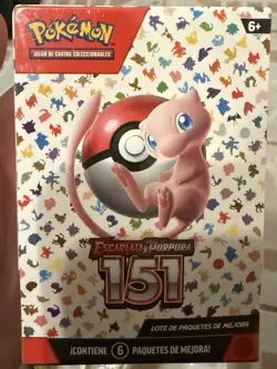 Pokemon TCG Scarlet & Violet 151 Booster Bundle (Spanish) – 6 Packs Sealed - Image 1