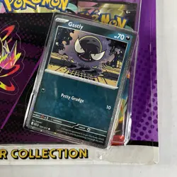 Pokemon Ascended Heroes Tech Sticker Collection GASTLY Promo 3 Booster Packs New - Image 3