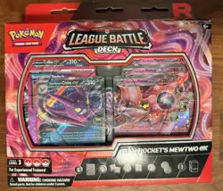 Pokemon x1 Team Rocket's Mewtwo EX League Battle Deck Brand New Factory Sealed - Image 1
