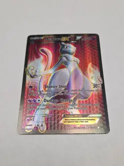Pokemon TCG Mewtwo EX Full Art 158/162 Breakthrough - Image 3