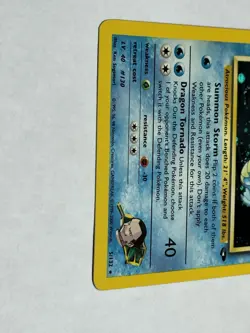 Pokemon TCG Giovanni's Gyarados Holo Swirl 5/132 Gym Challenge - Image 5