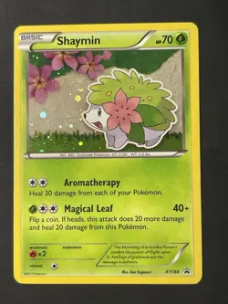 Shaymin Black Star Promo XY188 HOLO POKEMON Promo - LP - Image 1