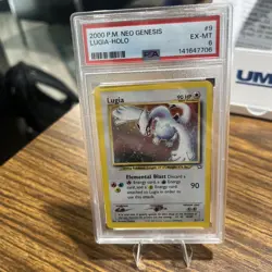 2000 POKEMON NEO GENESIS #9 LUGIA-HOLO PSA 6 - Image 1