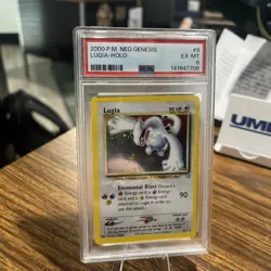 2000 POKEMON NEO GENESIS #9 LUGIA-HOLO PSA 6 - Image 4