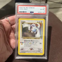 2000 POKEMON NEO GENESIS #9 LUGIA-HOLO PSA 6 - Image 5