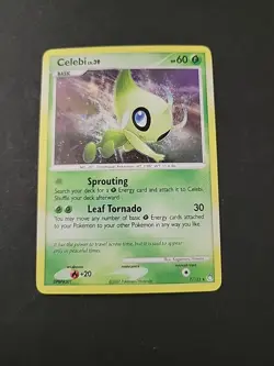 LP Pokemon TCG Celebi Holo Rare Mysterious Treasures 7/123 - Image 1
