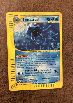 Pokemon Tentacruel Aquapolis Holo Rare H26/H32 Foil E Reader - Image 1