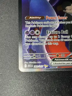 Team Rocket’s Mewtwo ex 281/217 SIR Secret Ascended Heroes Pokemon IN HAND MINT - Image 4