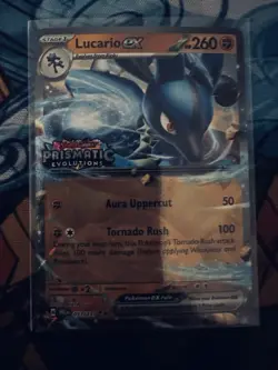 Pokemon TCG Prismatic Evolutions Stamped Promo — (051/131) Lucario Ex NM - Image 1