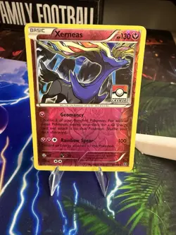 Pokemon TCG Steam Siege Xerneas 81/114 - Reverse Holo Stamped Pokemon League - Image 1