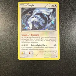 Pokemon TCG Lugia 78/124 Fates Collide Holo Cracked Ice Basic 2016 120HP - Image 1