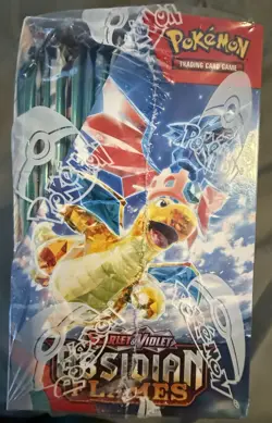 Pokemon Scarlet & Violet Obsidian Flames Booster Box New Sealed - 36 Packs - Image 4