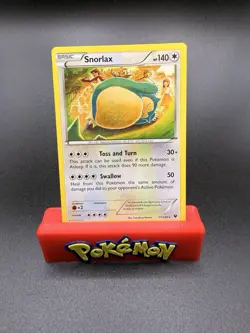 Pokemon Snorlax 77/124 XY - Fates Collide Non-Holo - NM - Image 1