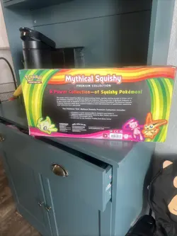 Pokemon Mythical Squishy Premium Collection Box, Evolving Skies Booster Packs 820650809736 - Image 2