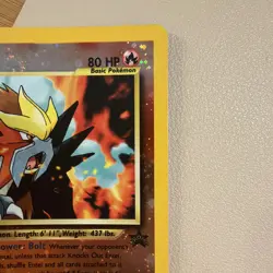 Pokemon TCG Entei Wizards Black Star Promo 34 Holo Promo LP SWIRL - Image 4