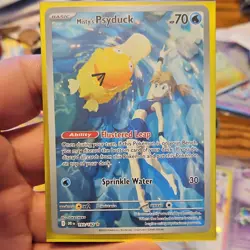 Pokemon Misty's Psyduck Illustration Rare Holo Sv10 Destined Rivals 193/182 - Image 1