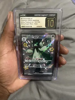 Pokemon TCG Meowscarada Ex 321/190 SSR JPN Shiny Treasure 2023 CGC PRISTINE 10 - Image 1