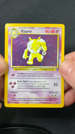Pokemon - Hypno (8/62) - Unlimited Holofoil - Fossil (FO) - Image 2