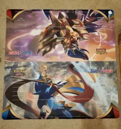 Pokemon Sword and Shield 2 Player Promo Playmat Ultra Pro 24"x24" Promo NEW - Image 1