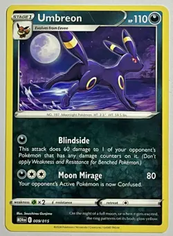 Umbreon 009/015 (NM) Common Scarlet & Violet: McDonald’s Promo 2024 Pokemon - Image 1