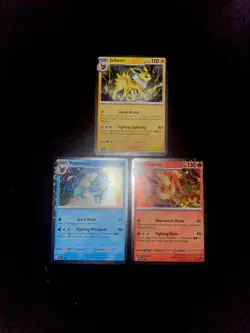 Pokemon TCG: Prismatic Evolutions Poster Collection Cosmos Holo Promos Set of 3 - Image 1