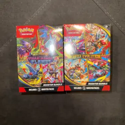 Pokemon Phantasmal Flames and mega evolution Sealed Booster Bundle Box LOT OF 2 - Image 1